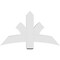 Ekena Millwork Davenport Architectural Grade PVC Gable Bracket, 48"W x 28"H x 4"D x 6"F, 14/12 Pitch GBP048X28X0406DAV00 - alternate 4